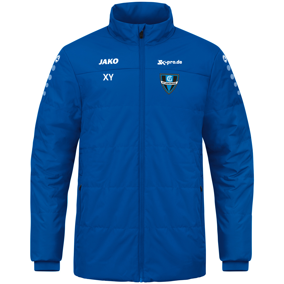 JAKO Coachjacke Team inkl.Wappen und Vereinsname (Initialen optional)